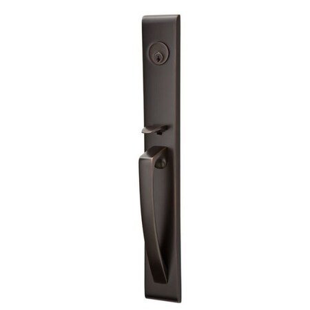 Emtek Oil Rubbed Bronze Handleset F133345ROUUS10BLH234 F133345ROUUS10BLH234